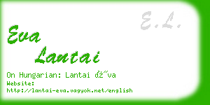 eva lantai business card
